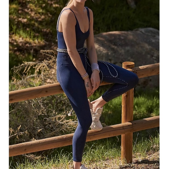 Free people good karma deepest navy onesie - Picture 3 of 5